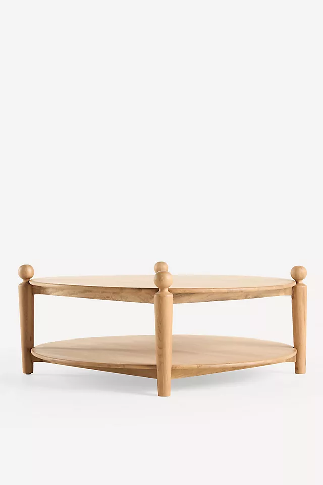 Roma Oak Round Coffee Table