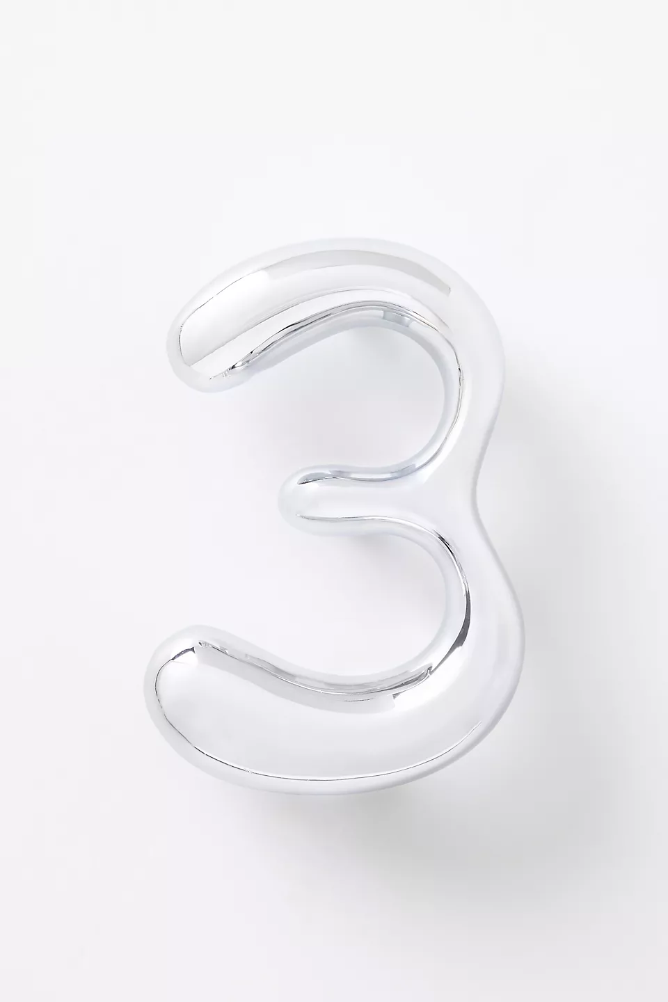 Bubble Polished Chrome House Numbers