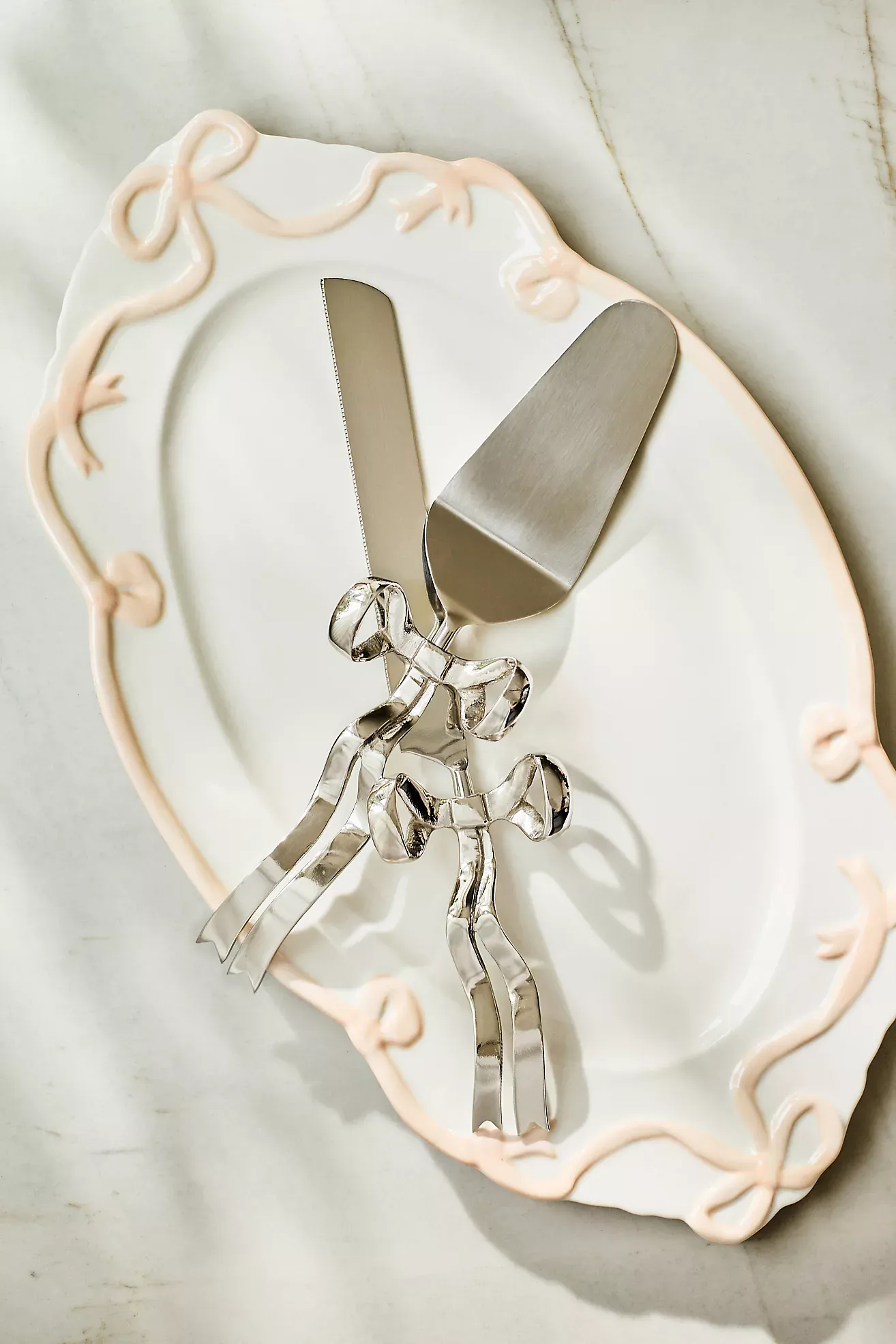 Benedita Bow Ceramic Stoneware Platter