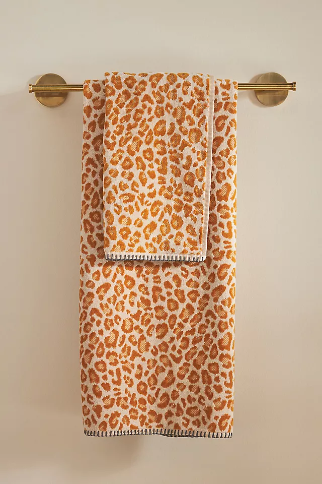 Lola Leopard Bath Towel Collection