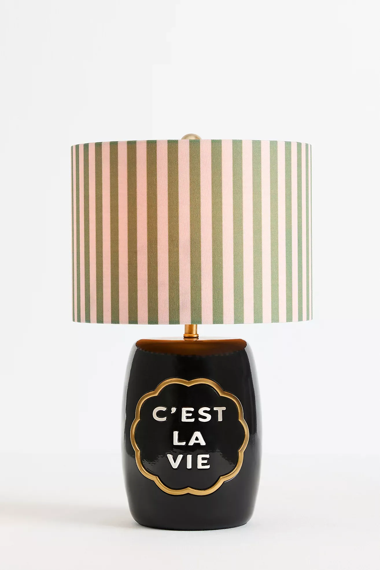 Claudette Text Table Lamp