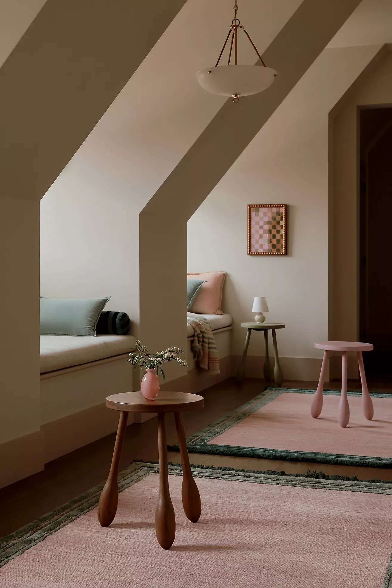 Wool Blend Tufted Tassel Rug