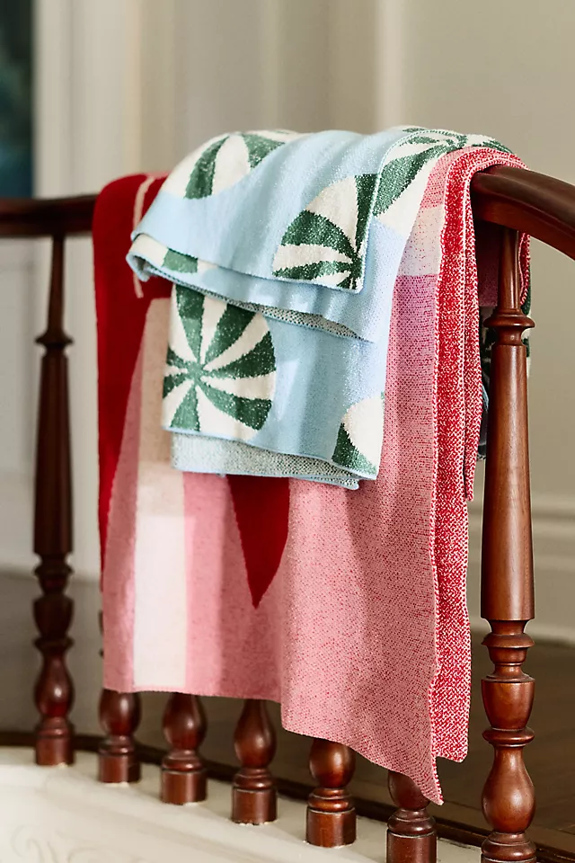 Bonnie Jacquard Knit Throw Blanket