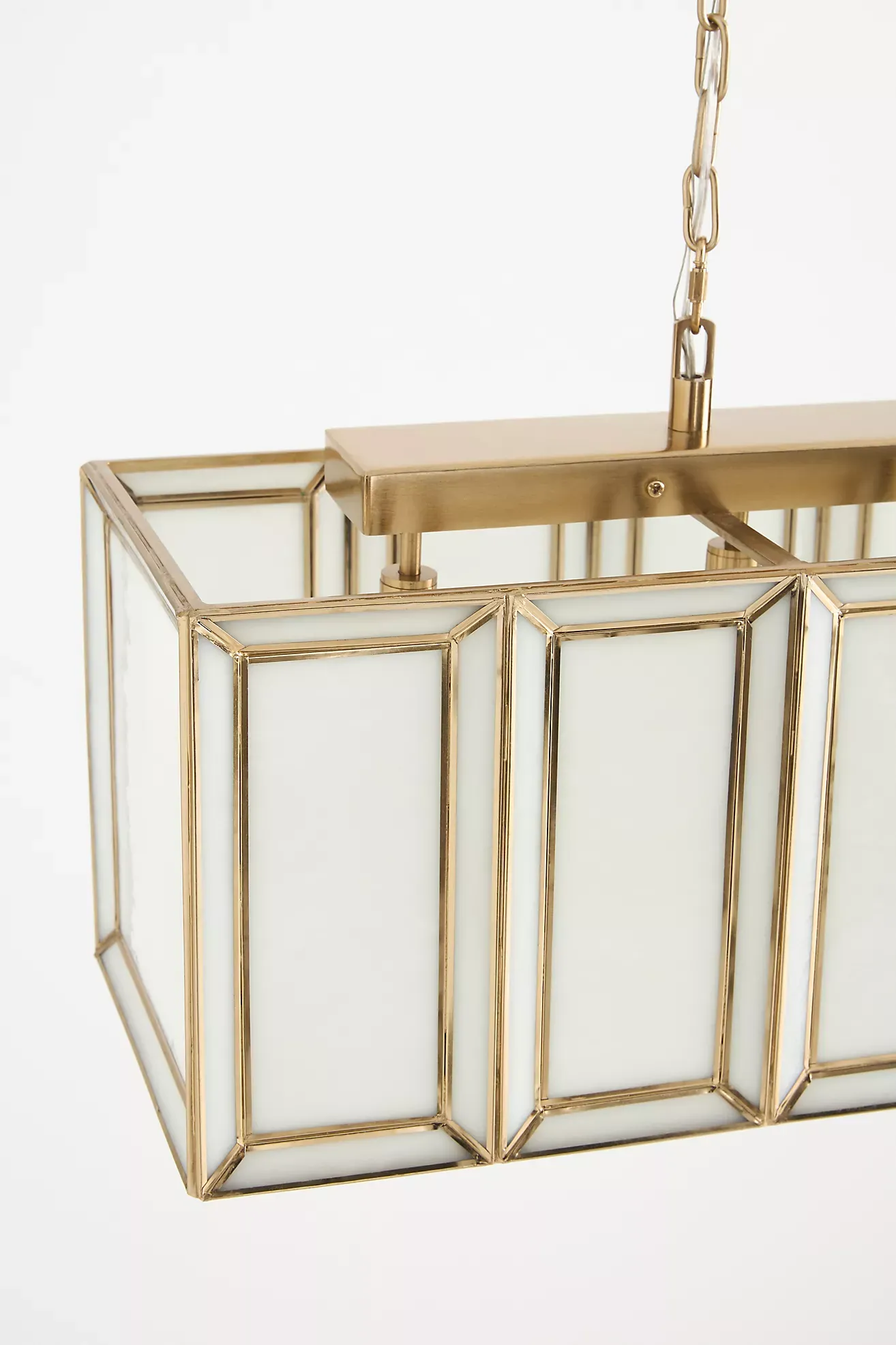 Daze Glass Rectangular Chandelier
