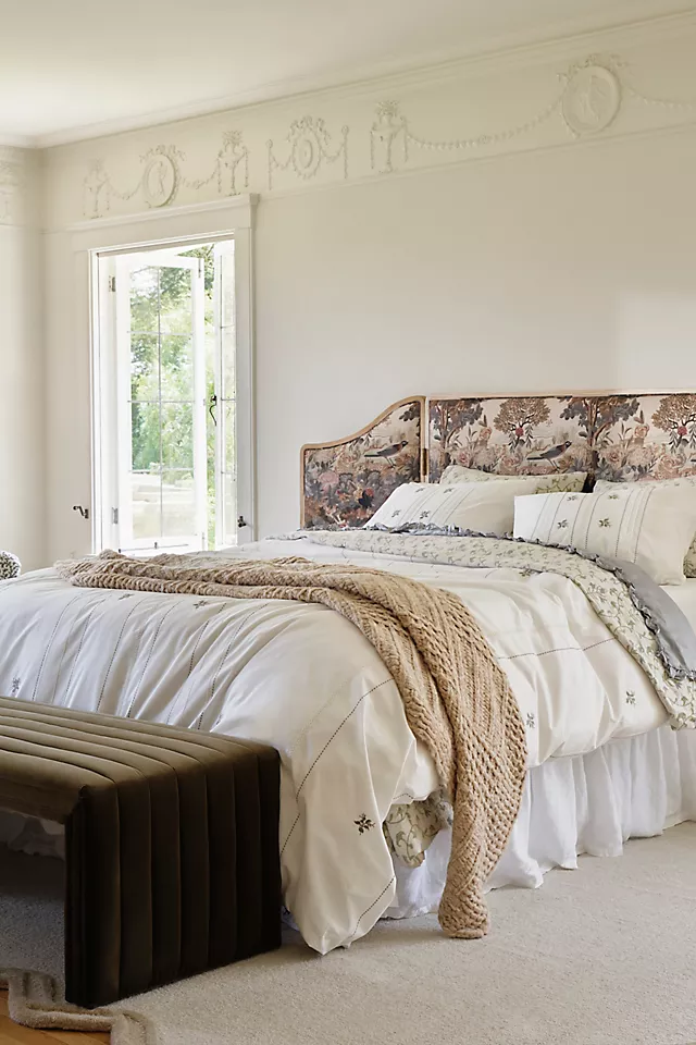 Ellie Cotton Floral Woven Duvet Cover