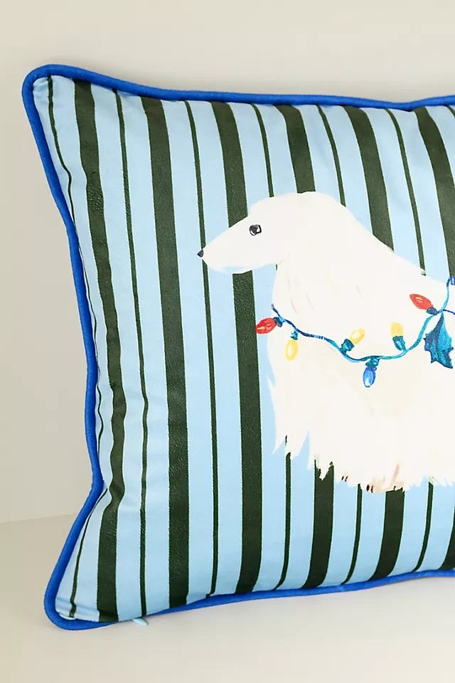 Kitschy Animal Velvet Printed Pillow