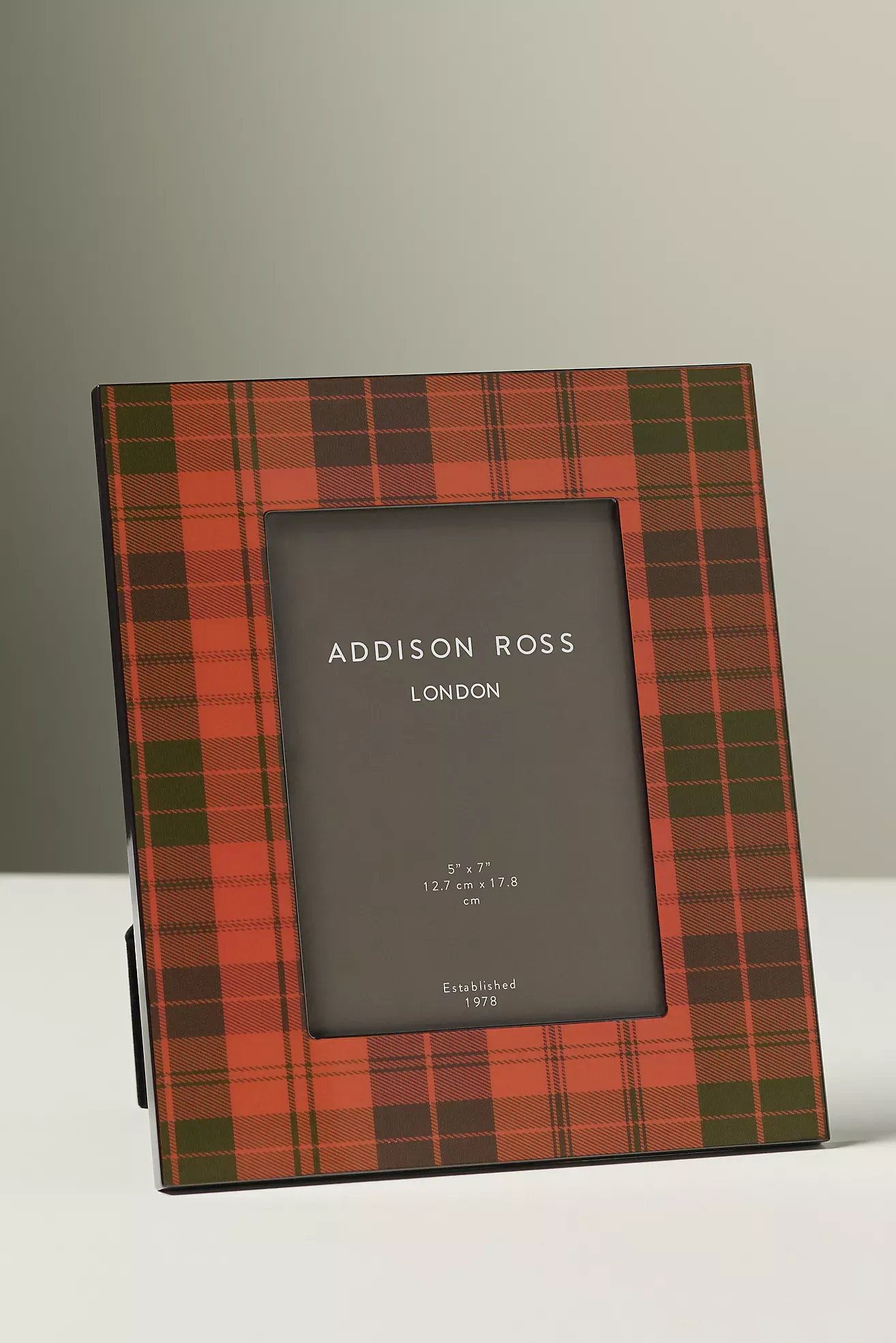 Addison Ross Tartan Lacquer Picture Frame