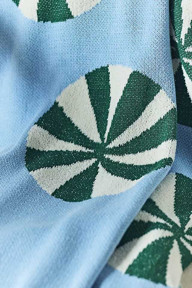 Bonnie Jacquard Knit Throw Blanket