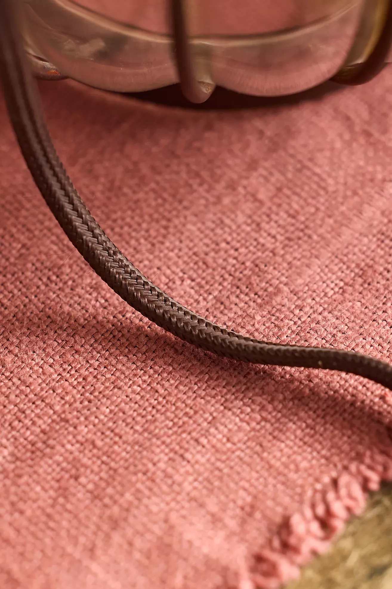 Striped Iron Table Lamp