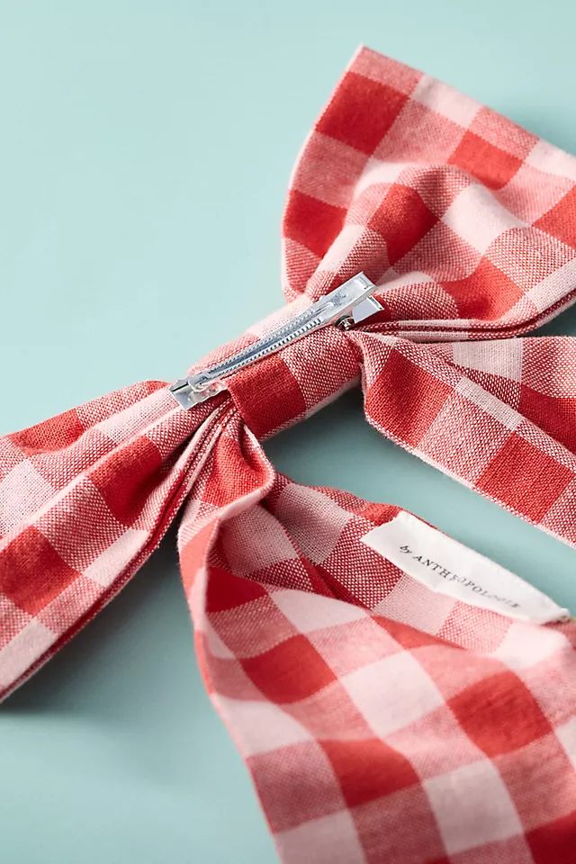 Gingham Bow Ornament