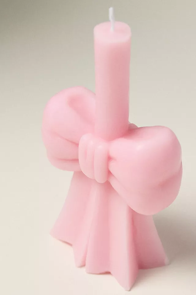 Bow Shaped Wax Candle