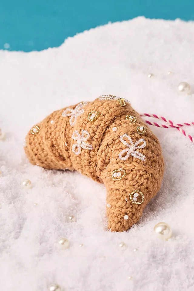 Snacks & Sips Crochet Ornament