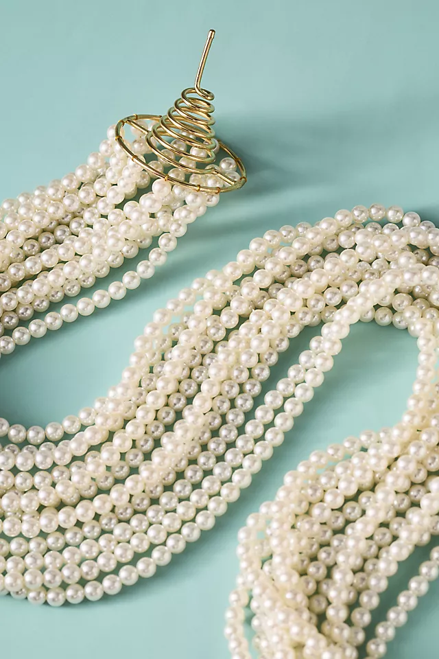 Cascading Pearl Tree Topper