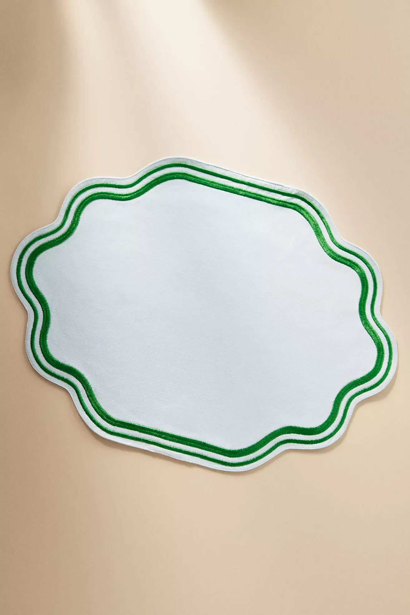 Madeline Embroidered Cotton Placemat
