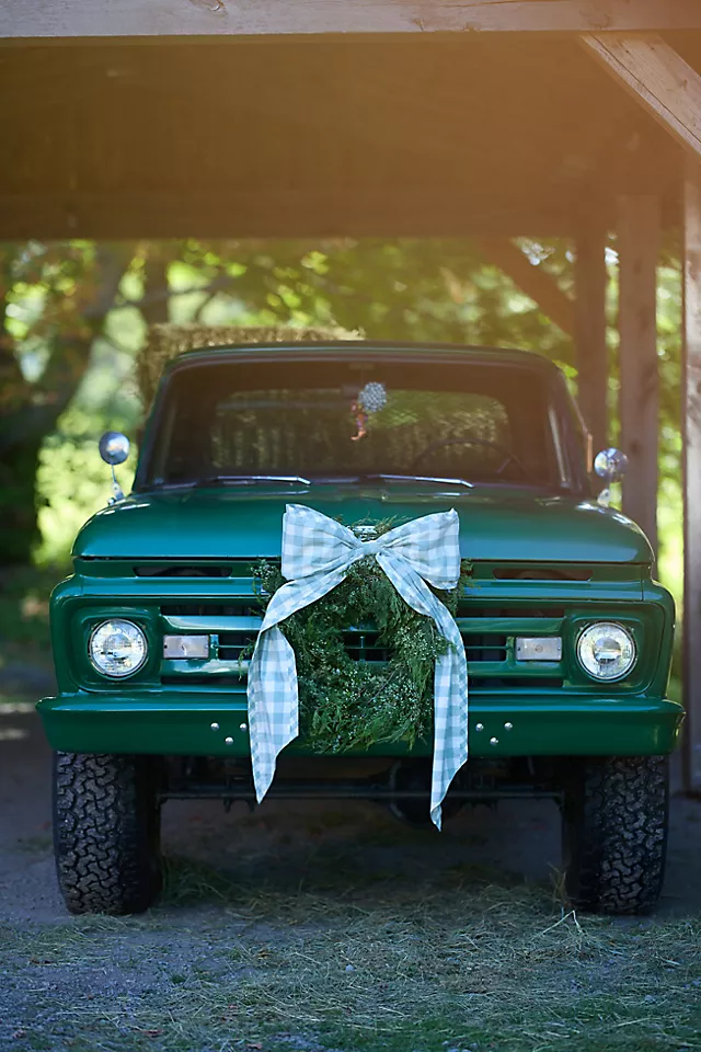Gingham Bow Tree Topper