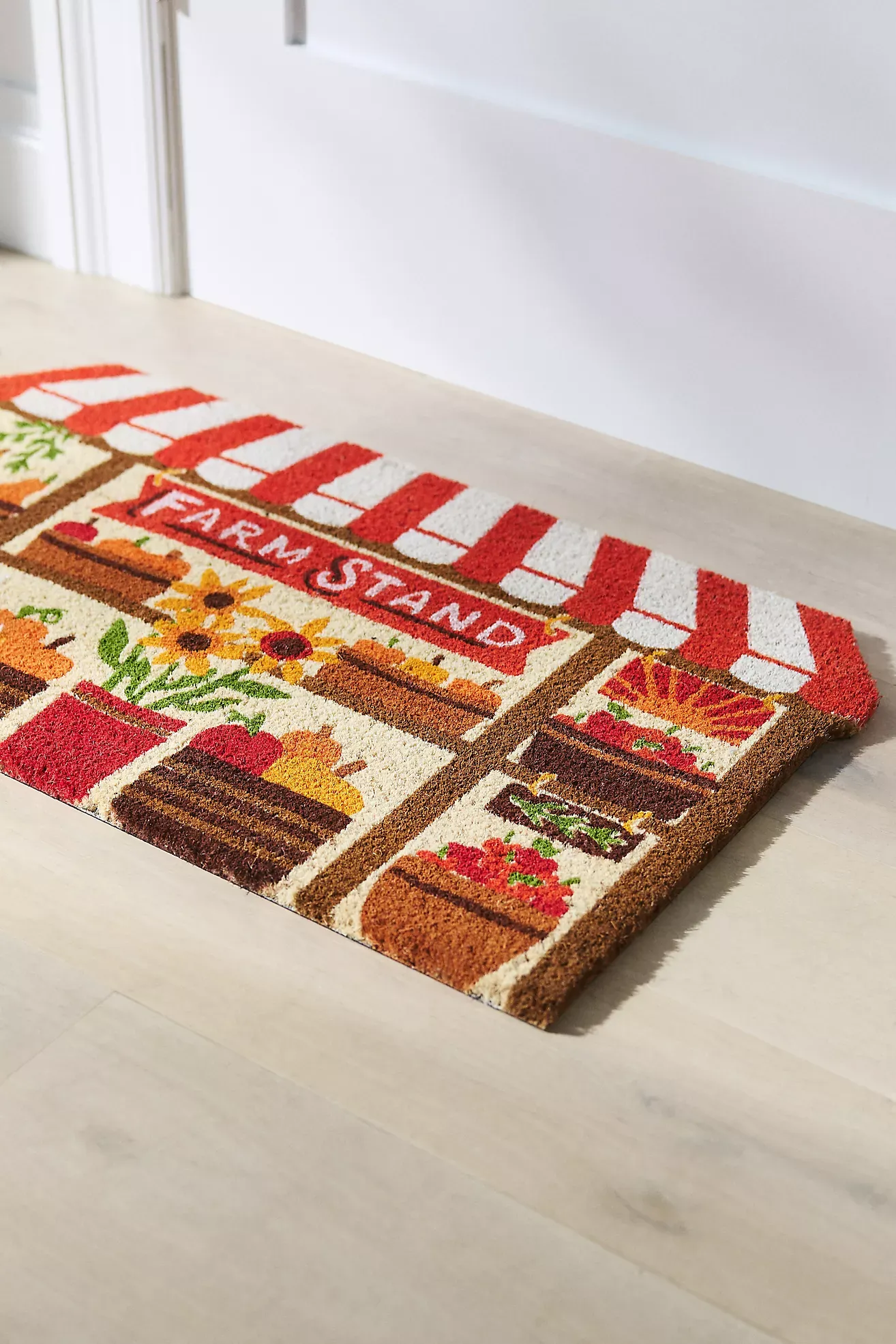 Farm Stand Coir Printed Doormat