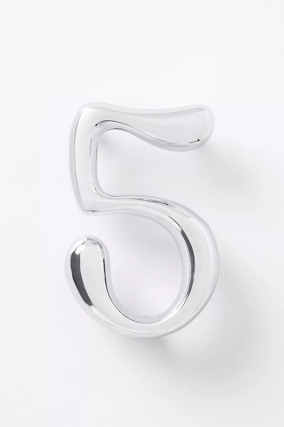Bubble Polished Chrome House Numbers