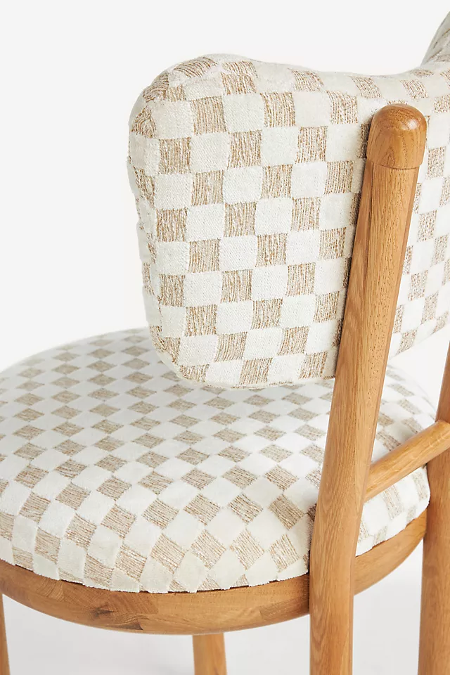 Irie Carmine Jacquard Dining Chair