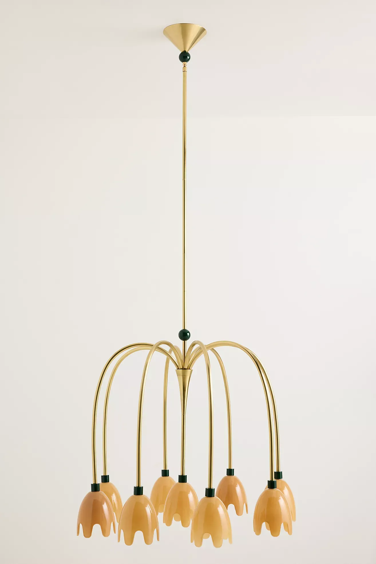 Merve Kahraman Floral Glass Chandelier