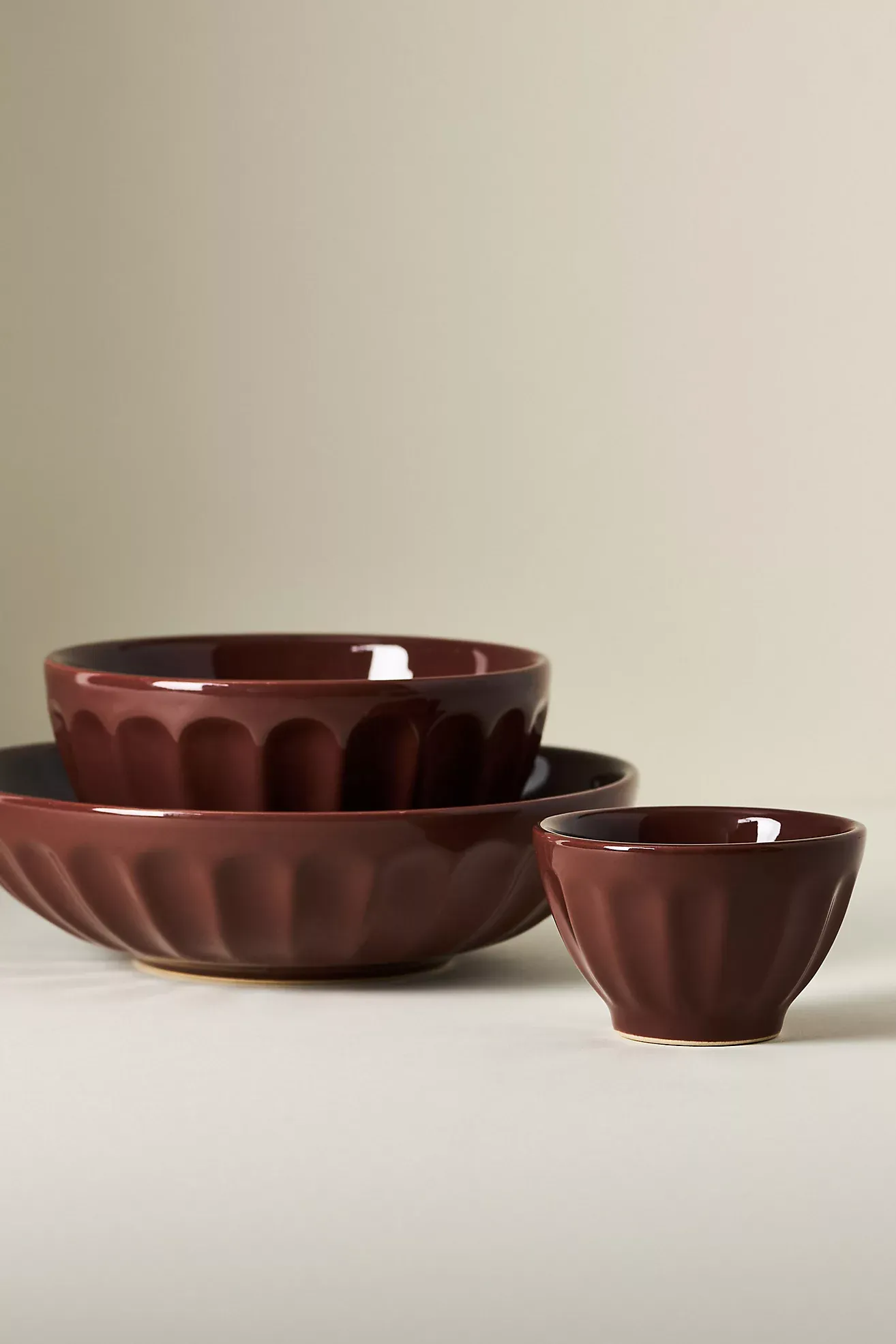 The Latte Stoneware Cereal Bowls, Set of 4: Amelie Edition