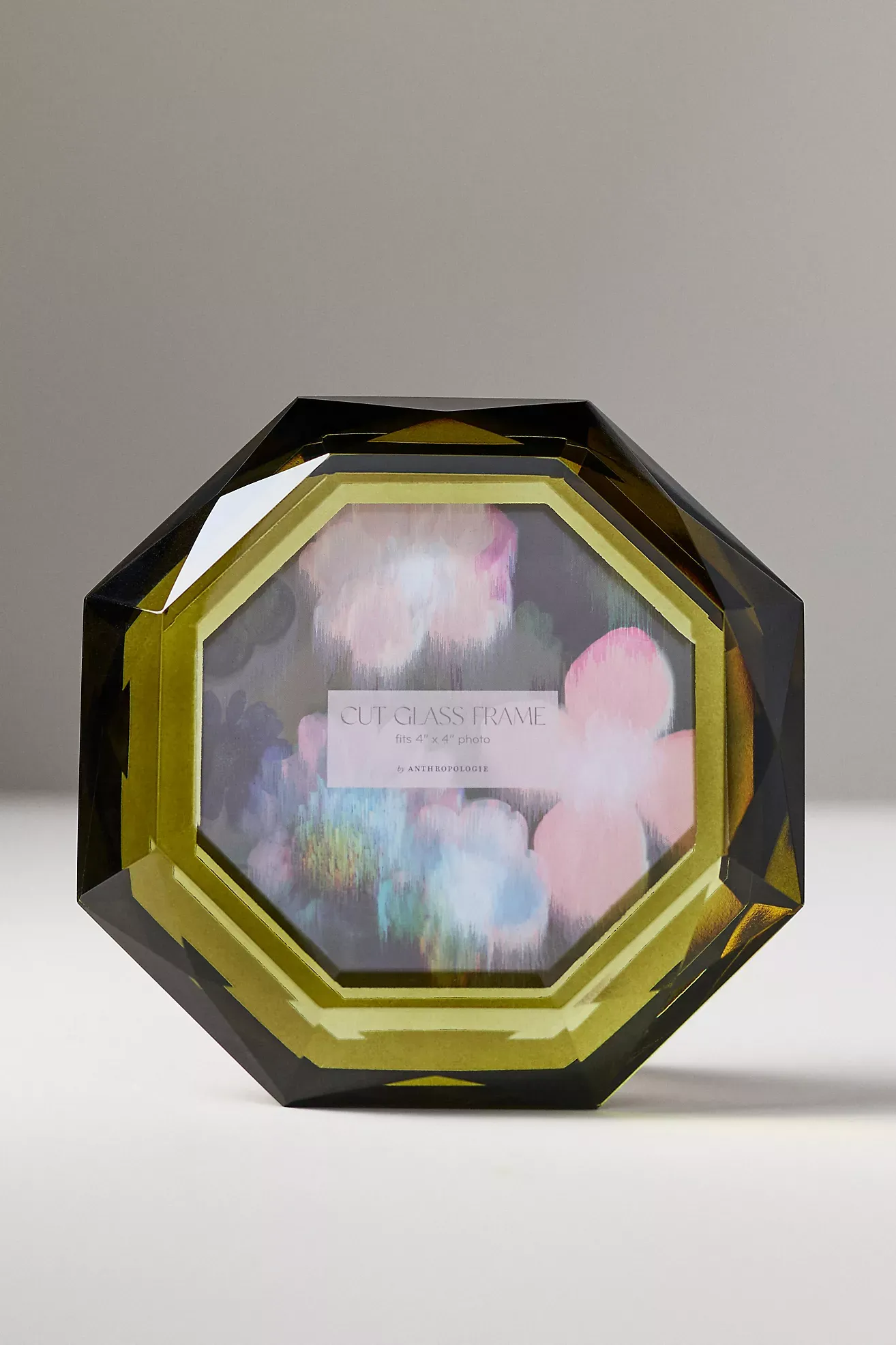 Jewel-Toned Cut Glass Frame