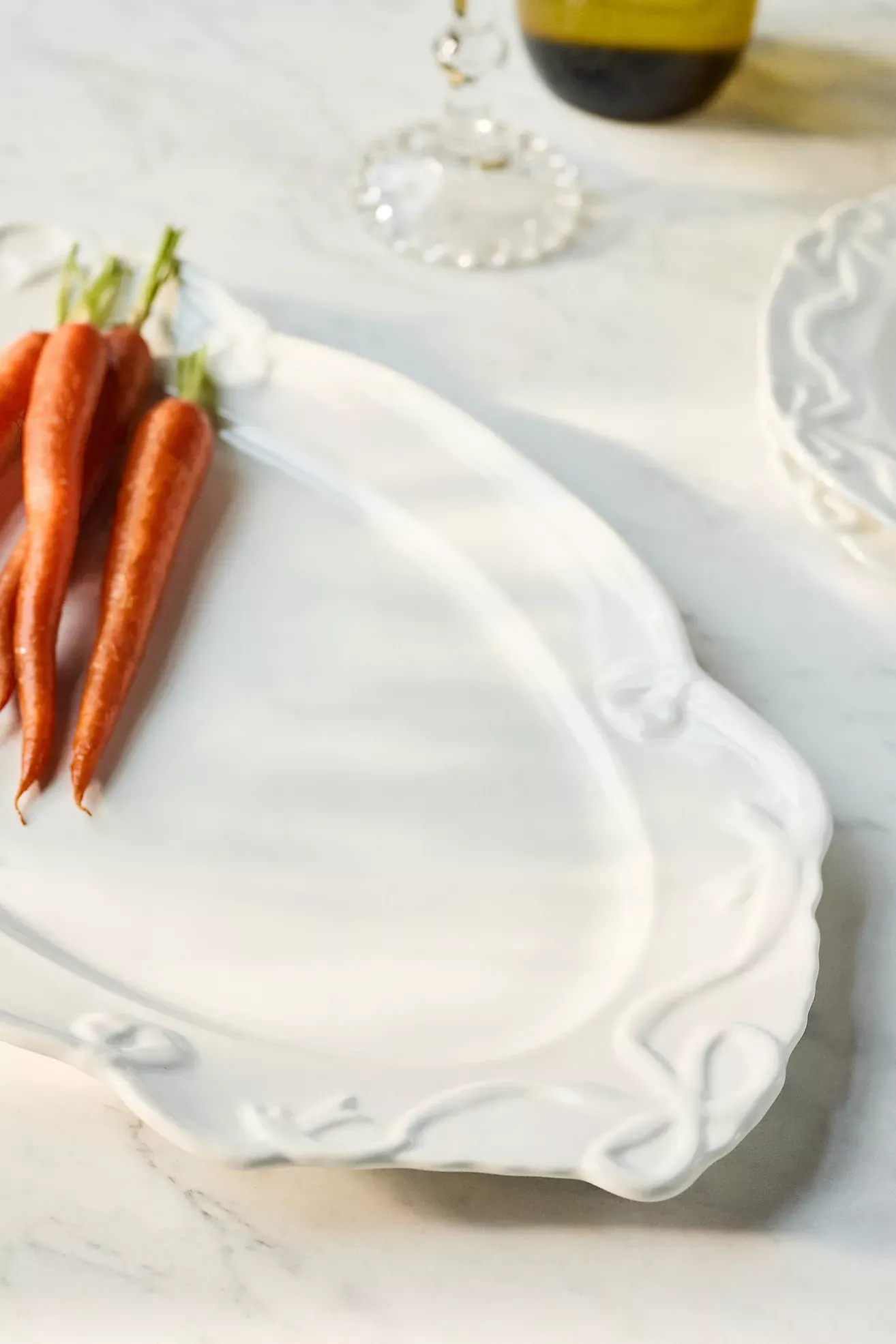 Benedita Bow Ceramic Stoneware Platter