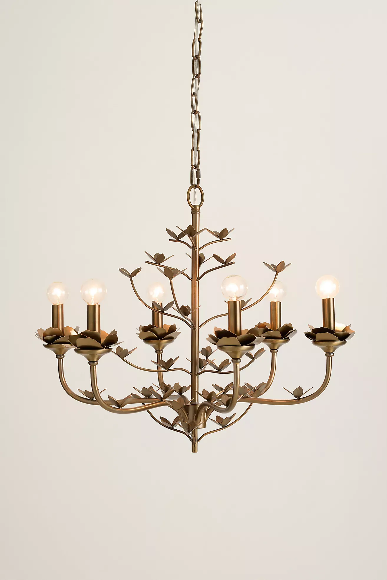 Flowering Metal Floral Chandelier