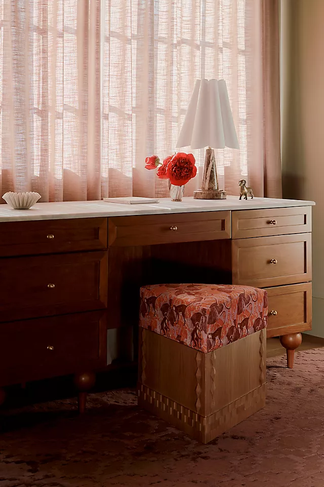 Fern Marble Top Executive Desk