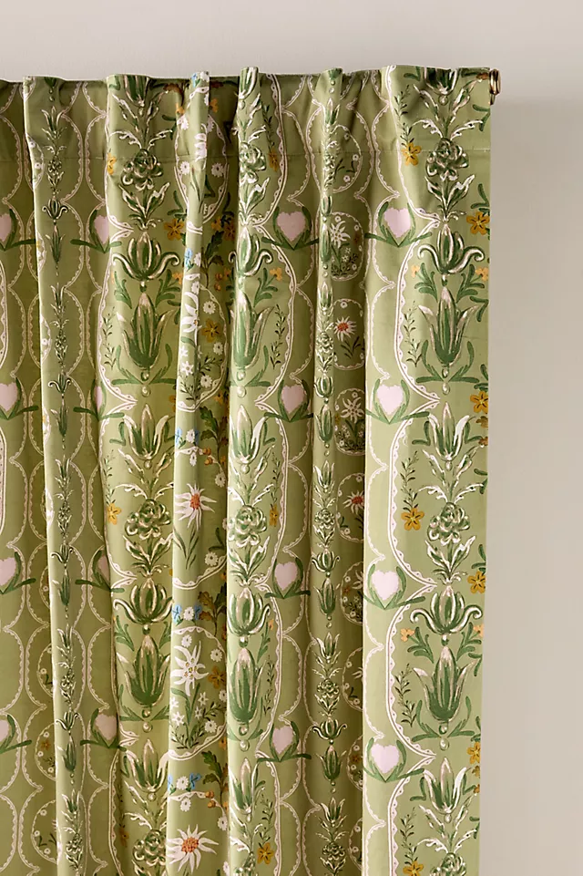 MINDTHEGAP Edelweiss Printed Cotton Curtain
