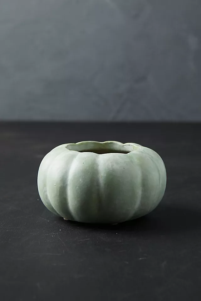 Ceramic Pumpkin Planter, Mini