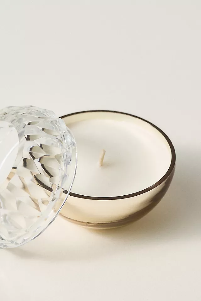 Glass Ornament Woody Crisp Cedar Glass Candle