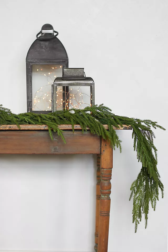 Faux Norfolk Pine Garland, 72