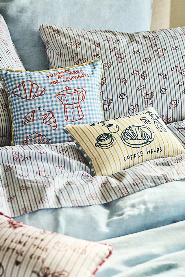 dduende studio Café Icon Cotton Percale Sheet Set