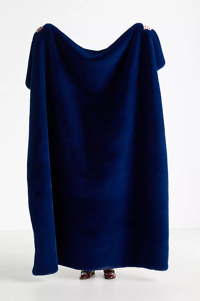 The Sophie Faux Fur Throw Blanket