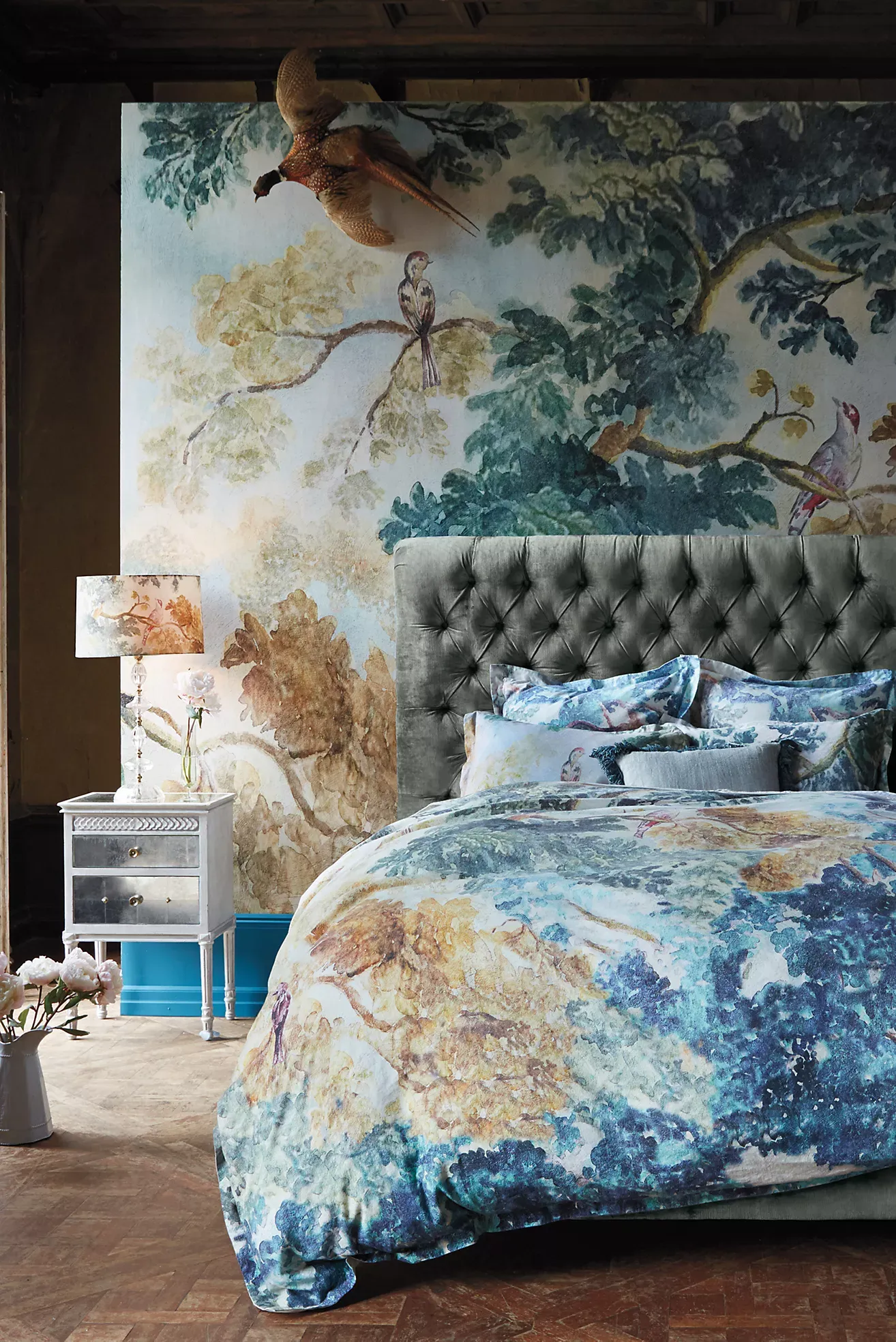 Printed Fabric Lamp Shade