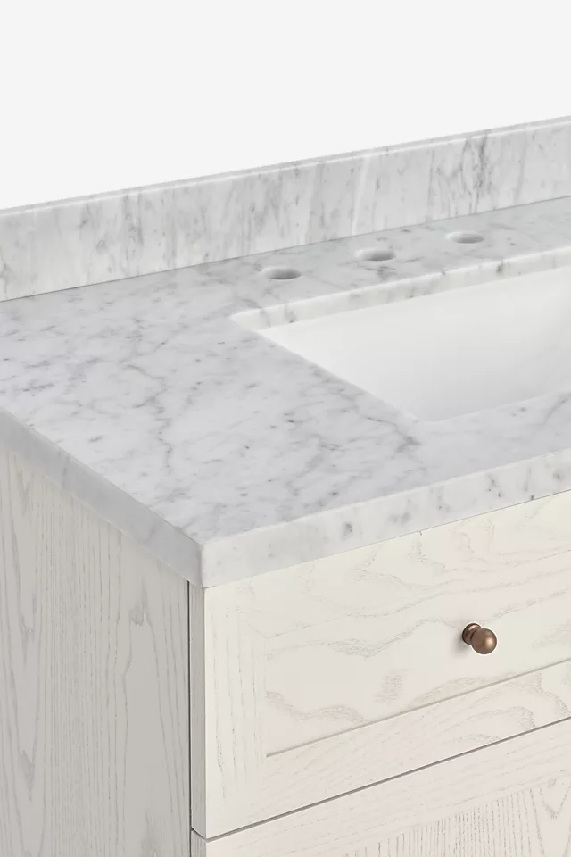 Fern Marble-Top Single Bathroom Vanity