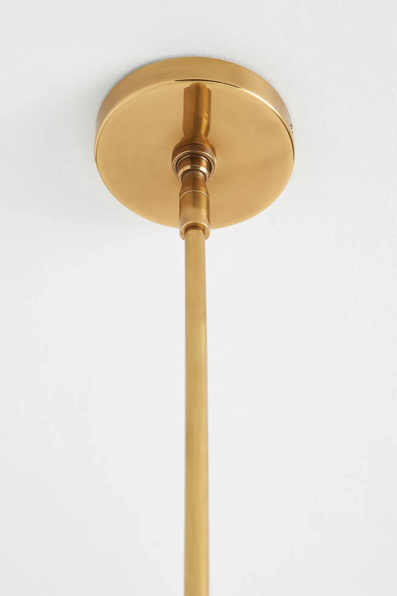 Lee Ruched Printed Shade Brass Chandelier