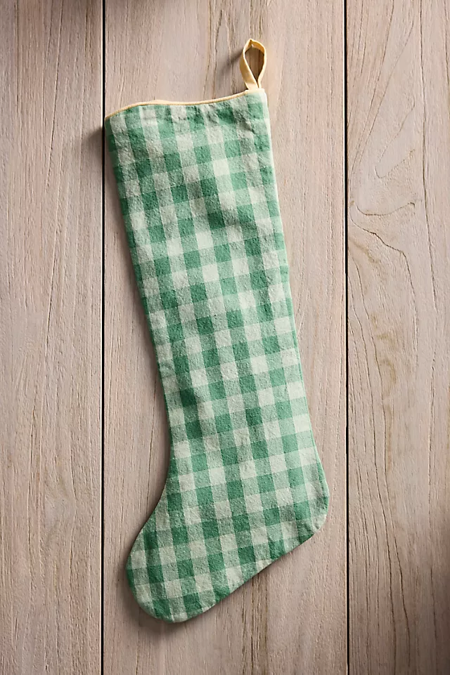 Gingham Cotton Stocking