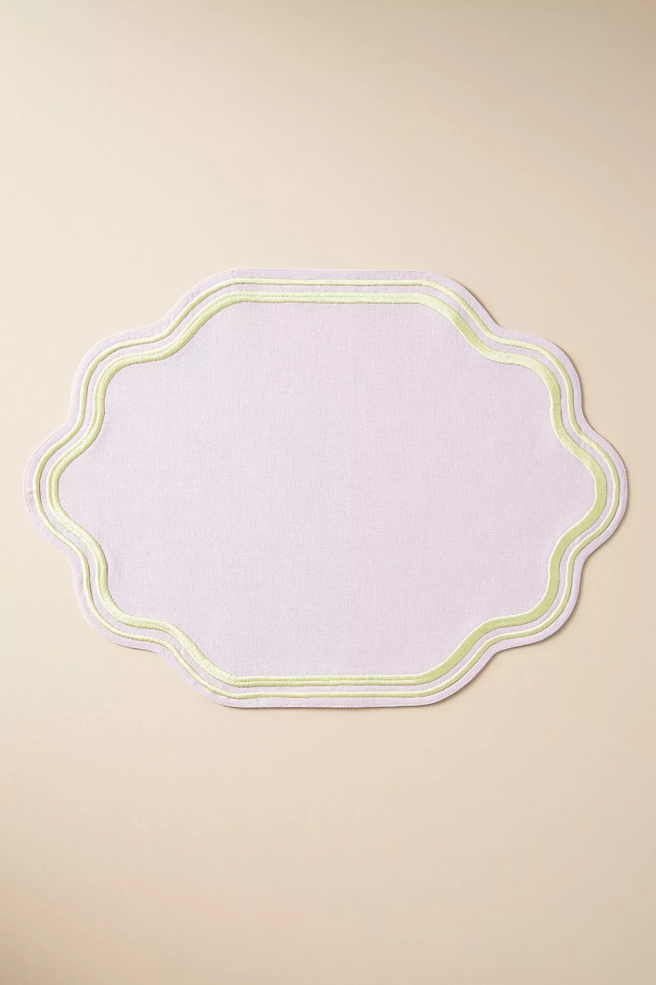 Madeline Embroidered Cotton Placemat