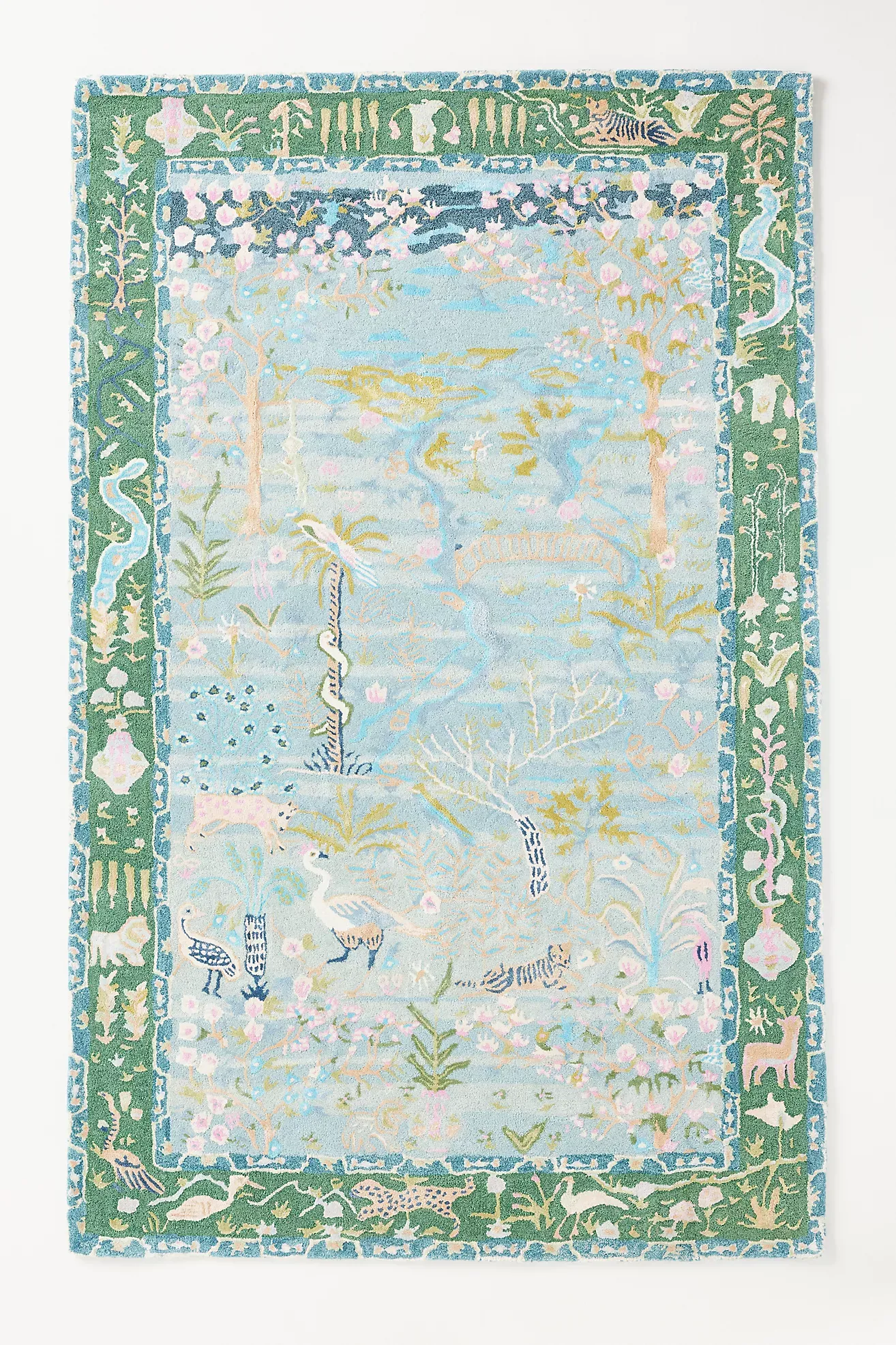 Wool & Viscose Blend Tufted Tales Menagerie Rug