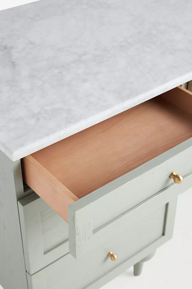 Fern Marble Top Executive Desk