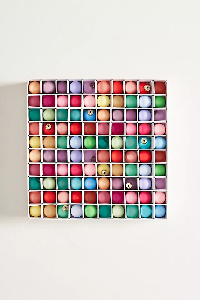 Good Cheer Bauble Miniature Ornaments, Set of 100