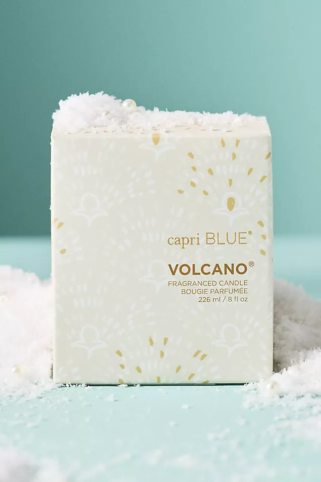 Capri Blue Volcano Glass Candle