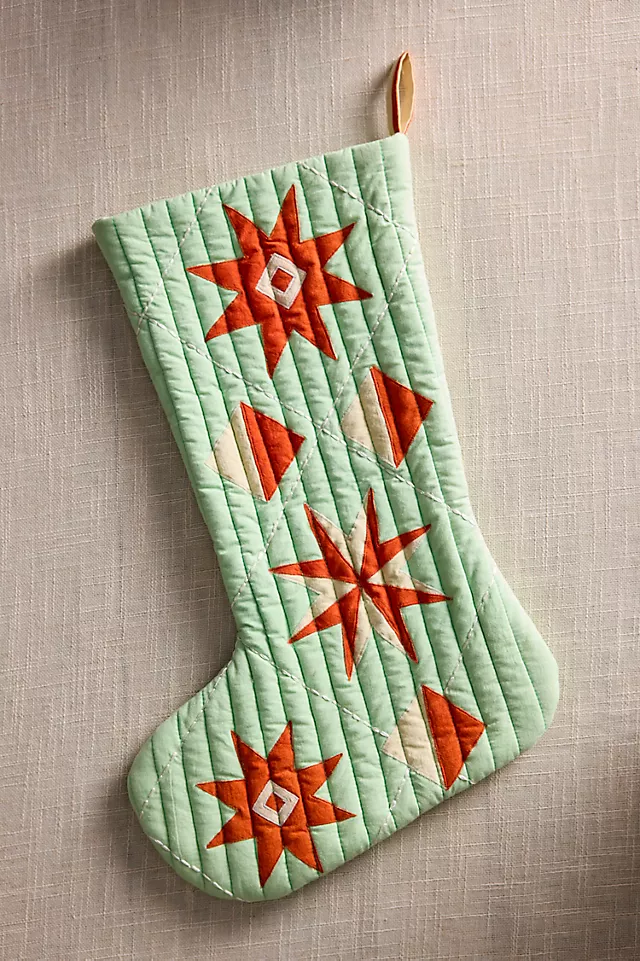 Patchwork Quilt Cotton Stocking