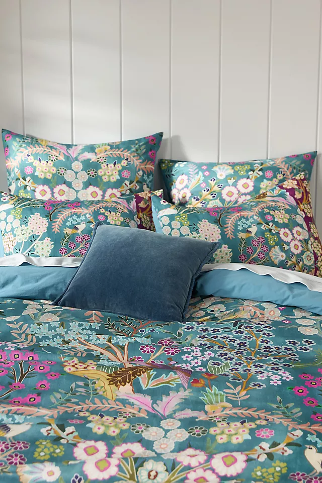 The Printed Cotton-Slub Duvet Collection