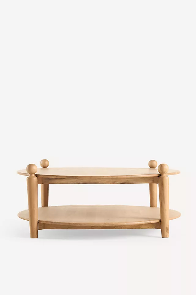 Roma Oak Round Coffee Table