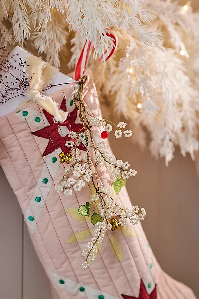 Patchwork Quilt Cotton Stocking