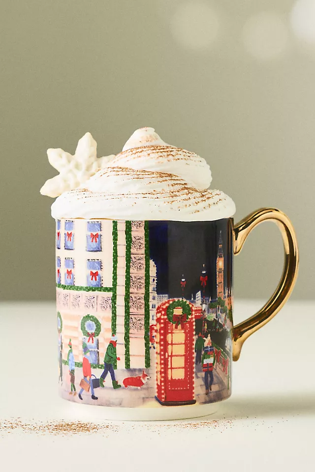 Holiday in the City Stoneware Mug