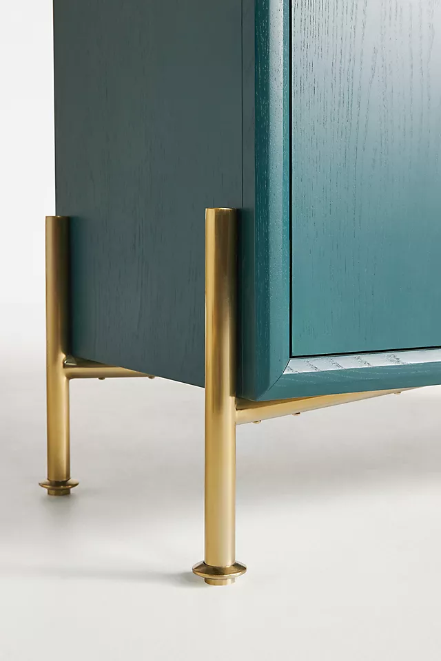 Livia Glass & Wood Storage Hutch