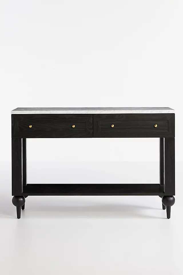 The Fern Marble Top Console